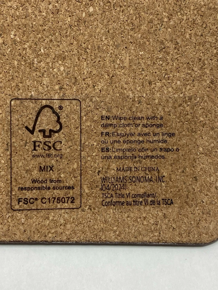 Pottery Barn Scary Squad Halloween Ghosts Hardmat Cork-Backed Placemats Set of 4 - Image 4 of 4