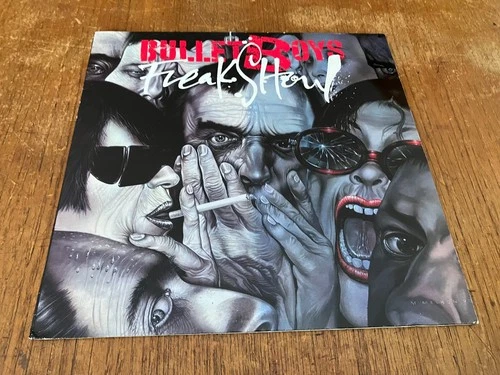 BULLET BOYS Freak Show LP Vinyl 1991 German 1st Press w/OIS RARE Van Halen