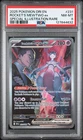 2025 POKEMON DESTINED RIVALS ILLUSTRATION RARE TEAM ROCKET'S MEWTWO EX PSA 8
