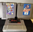 Vtg Nintendo NES & SNES Game Lot - Yo! Noid, Ice Hockey & Super Scope 6-Untested