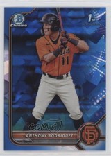 2022 Bowman Sapphire Edition Chrome Prospects Anthony Rodriguez #BCP-26 0z2t