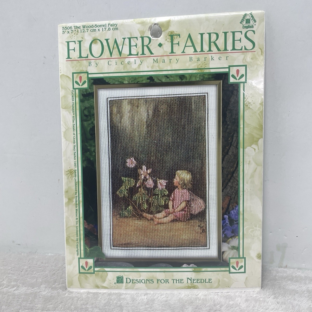 Flower Fairies Cross Stitch Kit Wood-Sorrel Fairy 5506 by Cicely