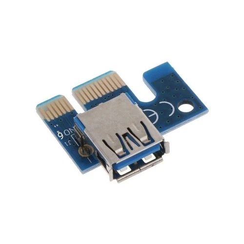 Mini PCI-E Riser Extended Adapter USB 3.0 PCI-E 1X to 16X Graphics Riser Card A