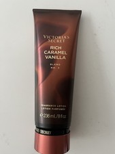 RARE VICTORIA’S SECRET RICH CARAMEL VANILLA FRAGRANCE BODY LOTION CREAM 8 oz NEW