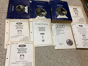 Ford tech manual for 1999 winstar #8