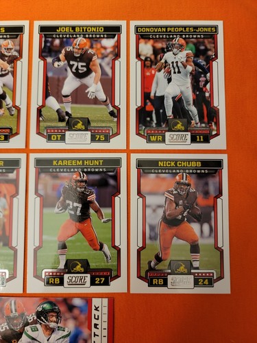 2023 Score Football Team Set Cleveland braun + Einsätze (15 Karten) 🙂 🙂 - Bild 4 von 7
