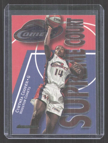 2000 SkyBox Dominion WNBA Supreme Court Cynthia Cooper #5 SC Houston Comets