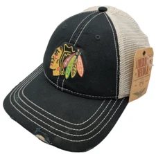 Chicago Blackhawks Vintage Trucker Mesh back Hat By American Needle