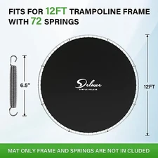 Simple Deluxe Replacement Trampoline Mat Round Trampoline Safety Pad Universal R