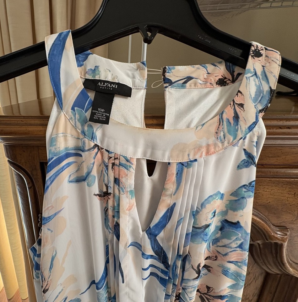 Tunique Alfani Multi-couleur Desert Ivy – Manche Unique, Taille LG, Neuve Avec étiquette, Style Bohème
