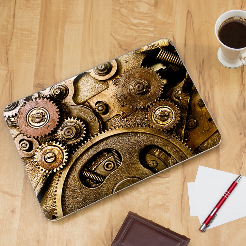 Skin / Enveloppe Adhésive Steampunk Pour PC Portable 13 Pouces - Design Old Gears - Vinyle, Marque Itsaskin