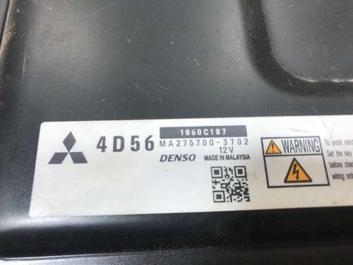 MITSUBISHI L200 2.5DI-D 2010-15 Engine Control Unit ECU MODULE MANUAL 1860C187 - Picture 2 of 4