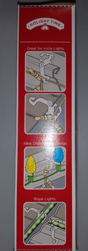 Christmas Light Clips Hangers / Hooks 100 Pack, All Purpose - Made In USA - Picture 4 of 4