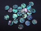 J&N Pearl 0.06"/1.5mm Thick Paua Abalone Inlay Dots 10mm,20+2pcs Free