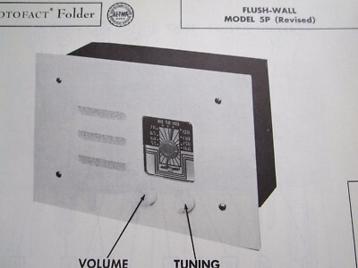 FLUSH-WALL 5P RADIO PHOTOFACT