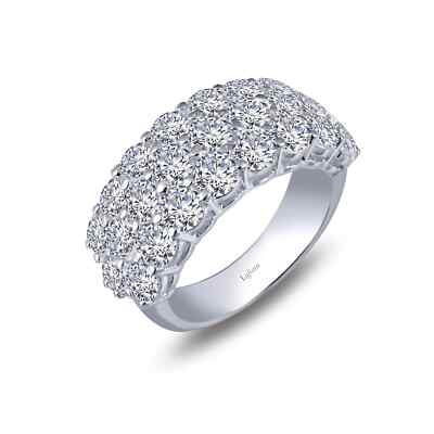 Bague Irrésistible Avec Pierres Précieuses 4,25 Ct - Or Blanc, Taille 7 - Neuf Sans Emballage