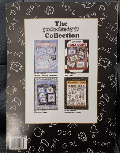 Vintage Leisure Arts Alphabetical Order Cross Stitch The Good Natured Girls - Picture 4 of 7