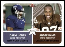 2002 Fleer Tradition #285 Daryl Jones / Andre Davis RC