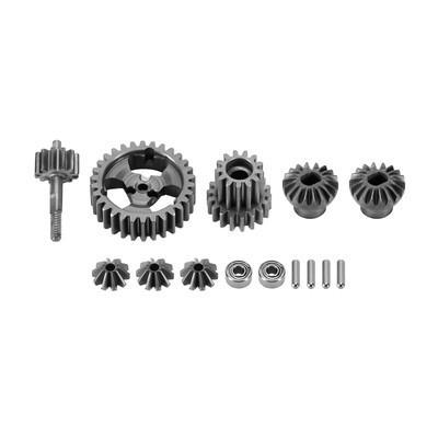 INJORA Stainless Steel Transmission Gear Set for Losi Micro-B Micro-T
