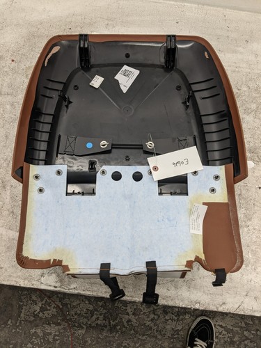 2014-2020 MASERATI QUATTROPORTE DRIVER SEAT BACK COVER L0344656AB OEM #E0626 - Picture 6 of 8
