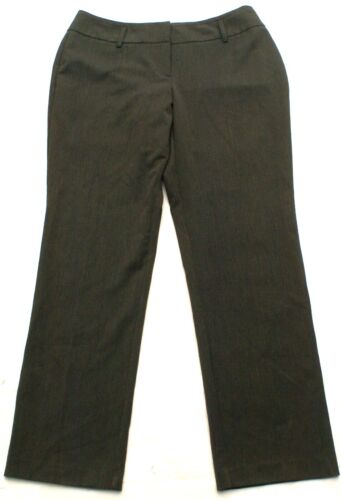 WORTHINGTON CURVY FIT STRAIGHT LEG GREY DRESS PANTS, WOMENS SIZE 12, NEW $44