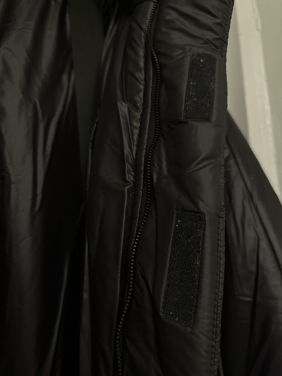 Jaded London Puffer Black Shiny Nylon Men's Oversized | eBay