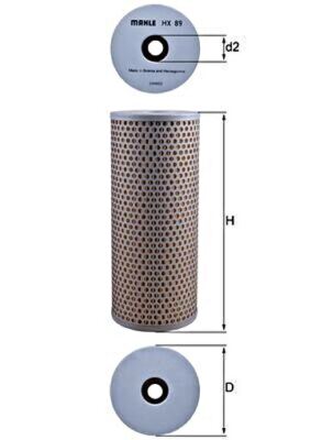MAHLE Arbeitshydraulik Filter Für SCANIA Interlink Irizar Pb Touring 1733658