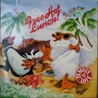 FREE HOT LUNCH!: Penguin Love-M1986LP w/LYRICS INSERT