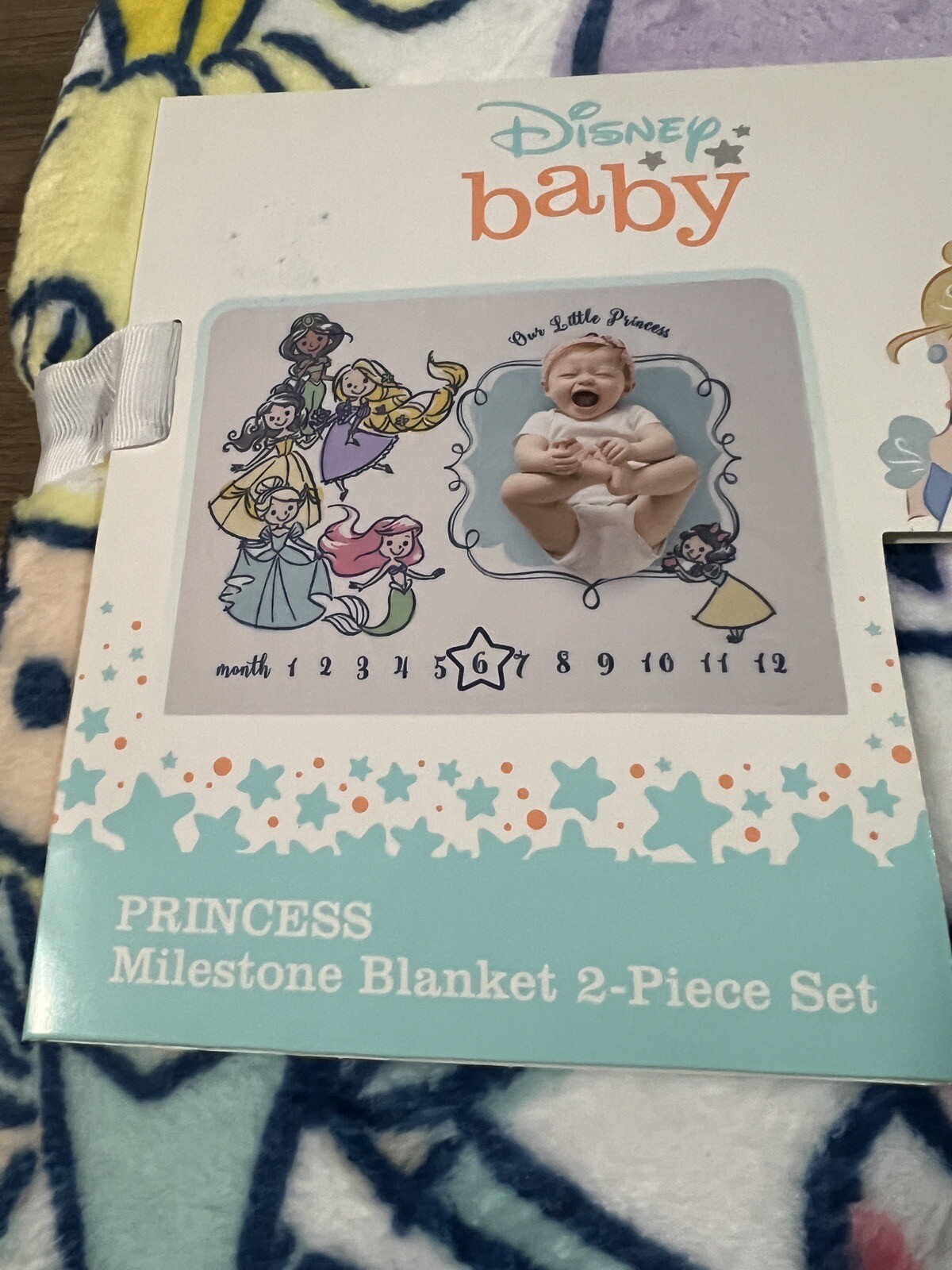 Disney Princess Baby Milestone Blanket New eBay