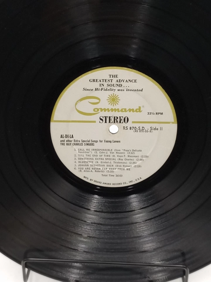 BOXDG32 The Ray Charles Singers - Al-Di-La And Other Extra Special Songs - Image 3 of 4