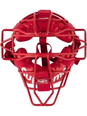 防具 Supreme - Supreme Rawlings Catcher Mask Red Supreme Rawlings Catcher's Mask RED | eBay
