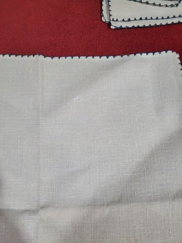 Vintage Cross Stitch Linen Napkins 4 Hemstitched 10 X 10 Sq Tea Coffee Luncheon - Picture 3 of 11