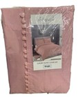SINGLE DUVET SET POLY COTTON SANDRINGHAM DESIGN PINK HIGH QUALITY L561