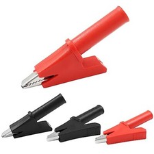 Insulated Alligator Clips, Heavy Duty Alligator Clamps, 30A Style 1 4pcs