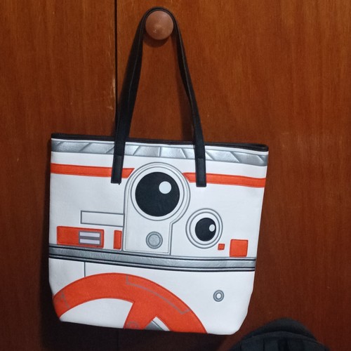 Loungefly Faux Leather R2D2 BB8 Double Sided Star Wars Tote Bag Purse