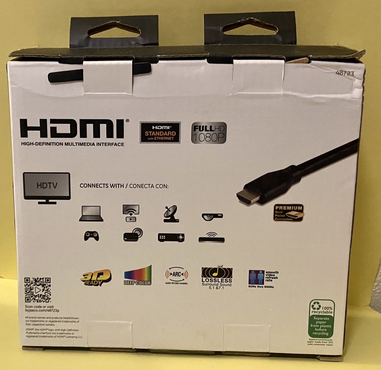 FACTORY SEALED - GE HDMI 25 Ft Cord High-Definition Multimedia  