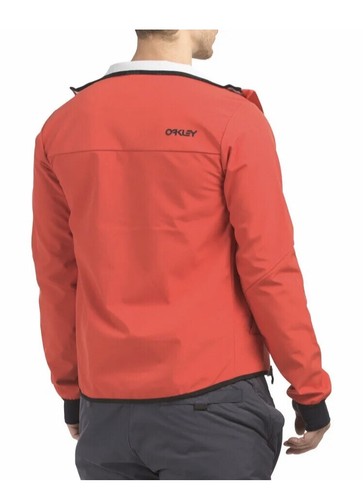 New Oakley mens red midlayer jacket softshell XL Built In Wrist Gaiters Thumb - Picture 2 of 6