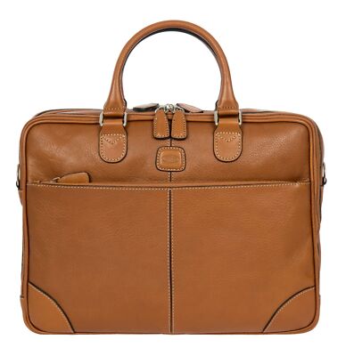 BRIC'S Life Pelle Briefcase Laptoptasche Aktentasche Henkeltasche Tasche