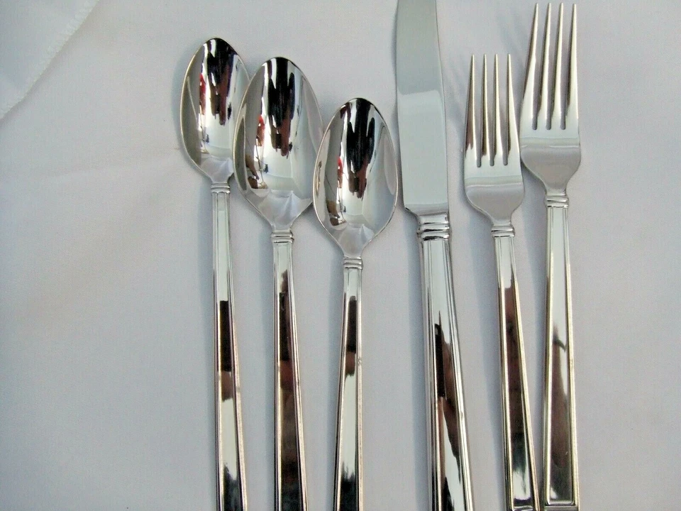 ¡NUEVO! GORMAN 80/10 INOX 6 PIEZAS CUBIERTOS COLOCADOR SKYLAR Foto 2 de 3