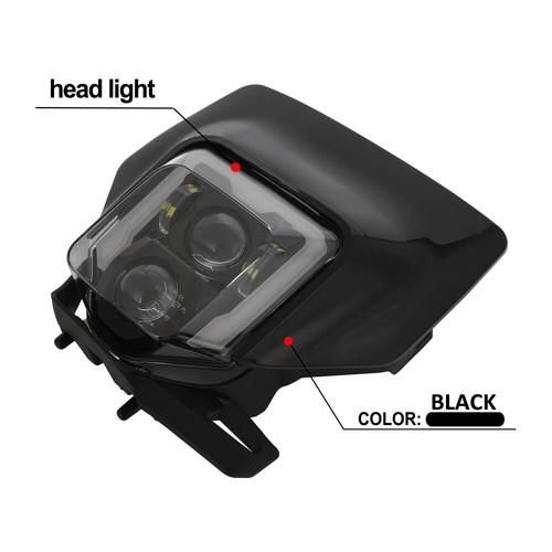 For Husqvarna 701Supermoto 501 300 450 350 LED Headlight with Fairing Hi/Lo beam - Bild 3 von 13