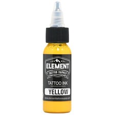 Yellow Color Tattoo Ink 1oz Professional Color Pigment Element Tattoo Supply