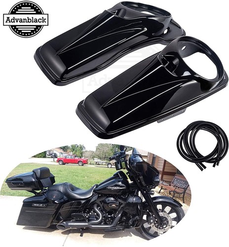 Tapas de altavoz Advan Vivid negras de 8"" para Harley Street Road Glide 14+ - Imagen 11 de 11