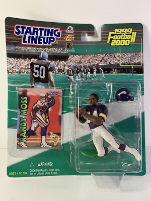 Starting Lineup Randy Moss Minnesota Vikings Figure and Card 1999