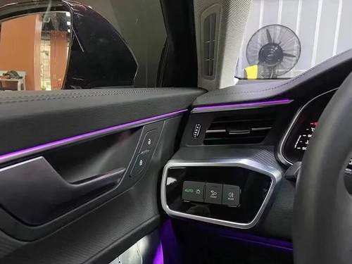 32 Colors Ambient Lighting For Audi A6 C8 Interior Strips Co-pilot Panel 2019-23 - Picture 7 of 12