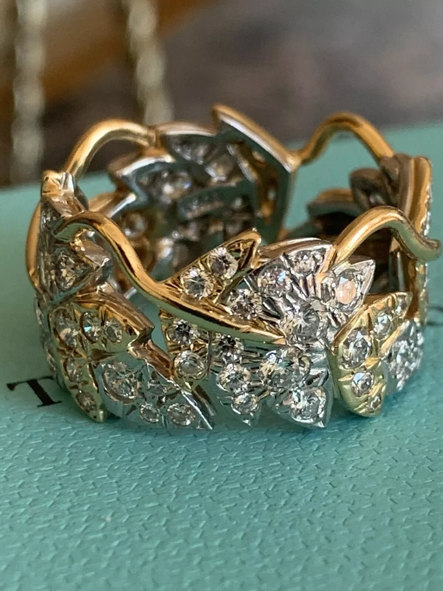 Tiffany and shop co leaf ring