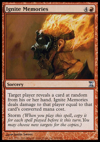 MTG - Ignite Memories - Time Spiral - LP, English Magic FLAT RATE SHIP