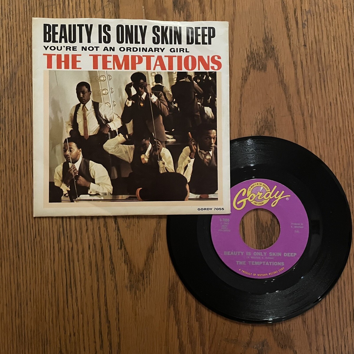THE TEMPTATIONS - BEAUTY IS ONLY SKIN DEEP, GORDY G-7055, W