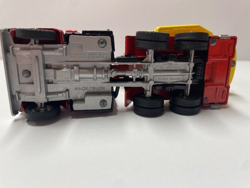 Corgi No. 1154 Mack Truck Priestman Hi Lift Crane Diecast Model . Excellent. - Picture 16 of 16
