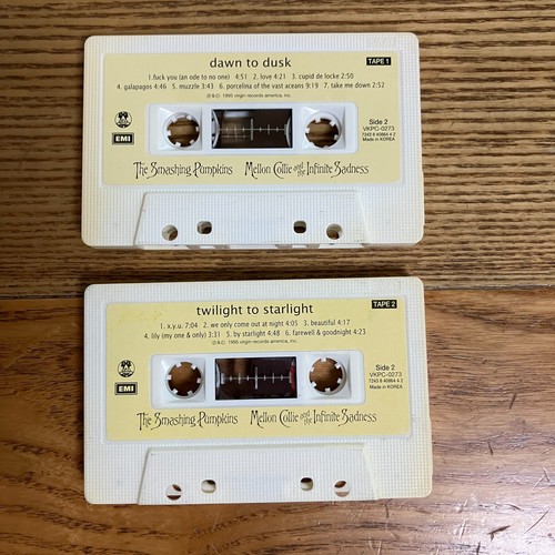 Smashing Pumpkins - Mellon Collie Korea 2 x Cassette Tape 1998 With Insert - Picture 5 of 6
