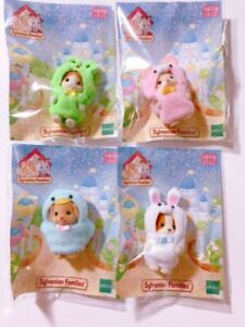 Sylvanian-Families-Calico-Critters-35th-Anniversary-Baby-4-kinds-set-Limited